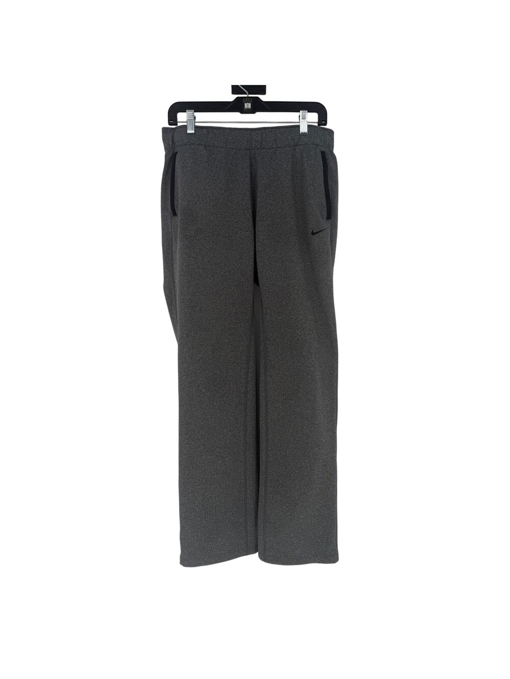 Nike Therma DRI-FIT Training Lined Fleece Gray Pants Womens Size SM 684987-032